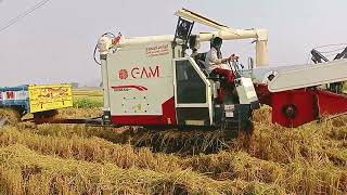 gam harvester machine rice catting New Holland tractor 5510 new model 2024 price 11 lakh 50 hajar [upl. by Kilan]