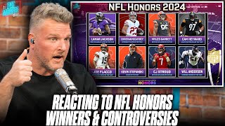 Flacco Wins Comeback Player NFL Honors Filled With Controversy  Pat McAfee Reacts [upl. by Etnaid107]