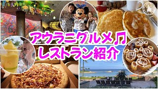 【アウラニ2023】最新レストラン紹介編！ハワイグルメ満喫♪ HAWAII Vlog アウラニ ディズニー ハワイ観光 ディズニーグッズ [upl. by Aisanat]