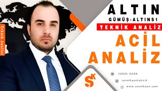 ACİL ANALİZ ALTIN GÜMÜŞ ALTINS1 [upl. by Swinton]