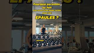 Pourquoi personne ne fait ces exercices pour les épaules  musculation muscu bodybuilding shorts [upl. by Einberger]