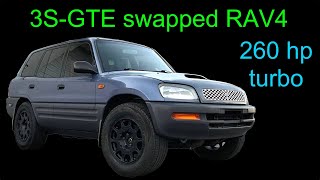 3SGTE swapped 1997 Toyota RAV4 review [upl. by Sharlene]