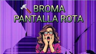 1 HORA MEJOR broma 4K efecto de pantalla rota agrietada UHD ⚠️ [upl. by Cointon]