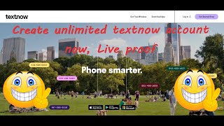 How To Create Textnow Unlimited account Textnow sign up and link send problem solve live proof 2022 [upl. by Meehsar75]