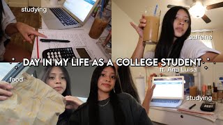 Day in My Life as a College Student ft Ana Luisa [upl. by Anibas]