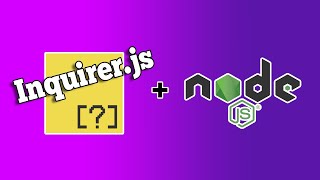 inquirer nodejs tutorial [upl. by Gnoud]