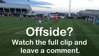 Is this goal offside [upl. by Eahsat]