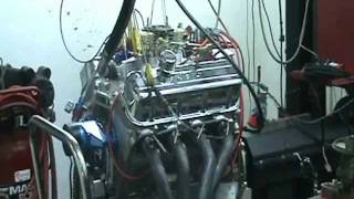 Nasty 505 Big Block Chevy Pump Gas Engine AFR Heads [upl. by Mitzie]