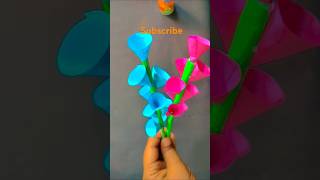 Diy Paper Flower 🌹craft ytshorts papercraft flowers shortvideo diy viralshorts trend shorts [upl. by Argyres]