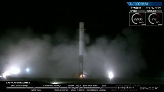 Historic Landing of Falcon 9 First Stage at Landing Zone 1 OG2 Mission [upl. by Encratia]