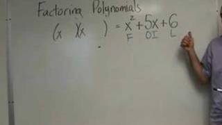 Algebra  Introduction to Factoring Trinomials [upl. by Zabrine]