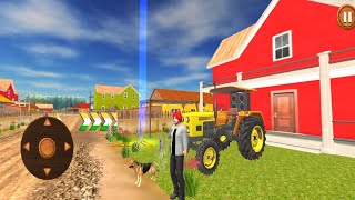 Traktor Driver 3D Driving Simulator – Realistic Tractor Driving Practices Android Gameplay [upl. by Ephrem187]