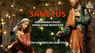 Sanctus Fons Bonitatis  second class solemn feasts  Gregoriant chants  Latin amp English subtitles [upl. by Neelasor]