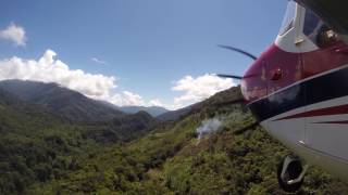 GA8 Airvan flying in Papua New Guinea [upl. by Atinyl]