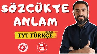 SÖZCÜKTE ANLAM Full 📌 TYT Türkçe 2023 Deniz Hoca PDF 📘📕 [upl. by Orthman590]