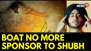 Shubh Boat Controversy  Boat Withdraws Sponsorship From Punjabi Singer Shubh  Khalistan  News18 [upl. by Bleier]