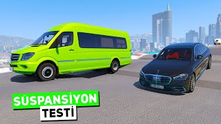 Mercedes Ailesi Arabalar Süspansiyon Testinde  GTA 5 [upl. by Reedy]