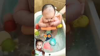 baby bathing tub🧼 gadgets cutebabies shortvideo [upl. by Carrnan371]