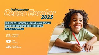 CENSO ESCOLAR  MATRÍCULA INICIAL 2023 [upl. by Retse]