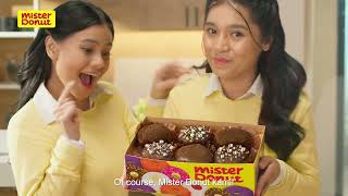 Wow chocolicious 😮NEW Mister Donut Chocolate Creamy Creations [upl. by Ogilvy463]