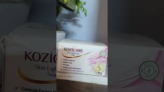 Koziccare skin lightening soap review skinlightening product skincare winter soap [upl. by Atiuqehc]