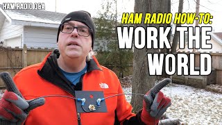 How to work the world with a home made antenna Hello 10 meter band hamradioqa [upl. by Corny]