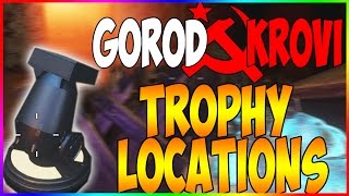 All TROPHY LOCATIONS in quotGOROD KROVIquot  Black Ops 3 Zombies [upl. by Alik35]