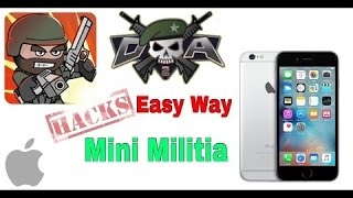 New Mini Militia Hack IosUnlimited Battle Points And Commander In Chief RankNo Jailbreak [upl. by Ordisy]