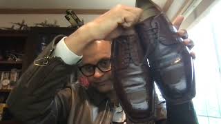 Seattle Shoe Guy Santoni HIgh end Hand Made Shoeshoe review Ep 27 [upl. by Litton]