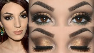 Trucco oro e bronzo estivo con i prodotti Nabla Cosmetics  Make up tutorial [upl. by Ruth]