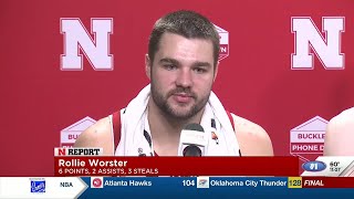 Nebraska MBB wins Exhibition against GVSU [upl. by Danyette]