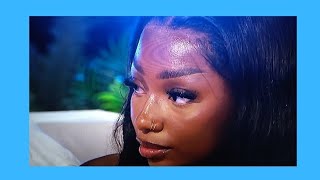 Love Island  MIMII finds out AYO amp JESSICA kissed TWICE during Raunchy Races [upl. by Ymer]