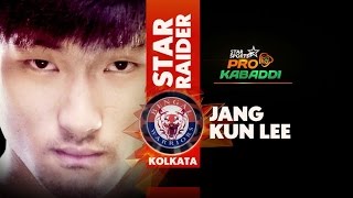 Jang Kun Lee  Bengal Warriors  STAR RAIDER [upl. by Shalom]