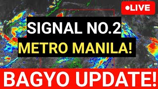 BAGYONG CARINA LUMAKAS na sa SIGNAL NO2❗LATEST WEATHER UPDATE ❗ [upl. by Levins]