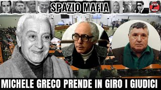 Michele Greco prende in giro i giudici al maxiprocesso di Cosa Nostra [upl. by Fuller]