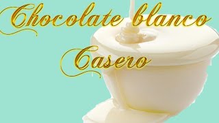 Cómo hacer chocolate blanco casero  hazlo tu misma muy fácil 2021marisusan [upl. by Happ]