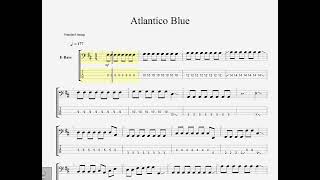 Atlantico Blue ベースTAB譜 [upl. by Nunnery692]