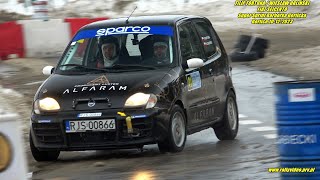 FILIP FORTUNA  WIESŁAW ORLIŃSKI  FIAT SEICENTO  Super Sprint Barbórka Gorlicka 10122023 [upl. by Nauqas]