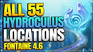 All 55 Hydroculus Locations in Fontaine 46  In Depth Follow Along Route 【Genshin Impact】 [upl. by Sophie]