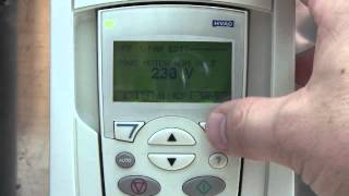 VFD programming NHA tutorial ABB ACH550 ACS550 Variable Frequency Drive Spin the Motorwmv [upl. by Jamel]