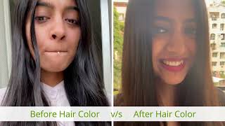 Hair Coloring at Home Using Garnier Color Naturals Hair Color [upl. by Mathe]