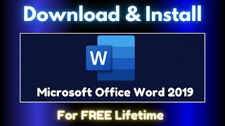 How to Download amp Install Microsoft Office Word 2019 For FREE Lifetime [upl. by Onitselec757]