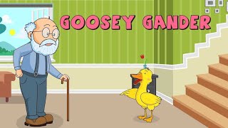 Goosey Goosey GanderNursery RhymesKids RhymesEnglish RhymesKids SongsWatch and Learn [upl. by Epilihp129]