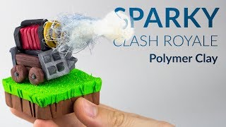 Sparky Clash Royale – Polymer Clay Tutorial [upl. by Svend]