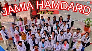 Last DAY IN JAMIA HAMDARD 🏫intern [upl. by Inahpets307]