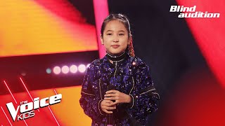 EnkhkhuslenA  quotMargaashiin Nar Luu Khamt Aylakh Uuquot  Blind Audition  Voice Kids Mongolia 2024 [upl. by Drolyag]