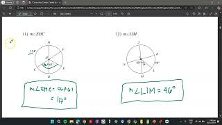 ARCS AND CENTRAL ANGLE [upl. by Giacobo]