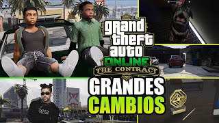 GTA 5 Online  HIJOS DE FRANKLIN NUEVOS CAMBIOS SECRETOS Y EASTER EGGS DEL NUEVO DLC quotThe Contract [upl. by Hesler]