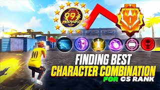 Finding Best character combination for cs rank grandmaster  cs rank push tips and tricks [upl. by Brose]