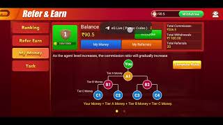 namaste teen Patti app real  fake full details withdrawal details  refer earning details  👍 [upl. by Lanford50]